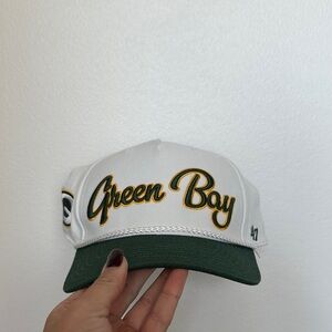 47 Brand Green Bay White and Green Cap